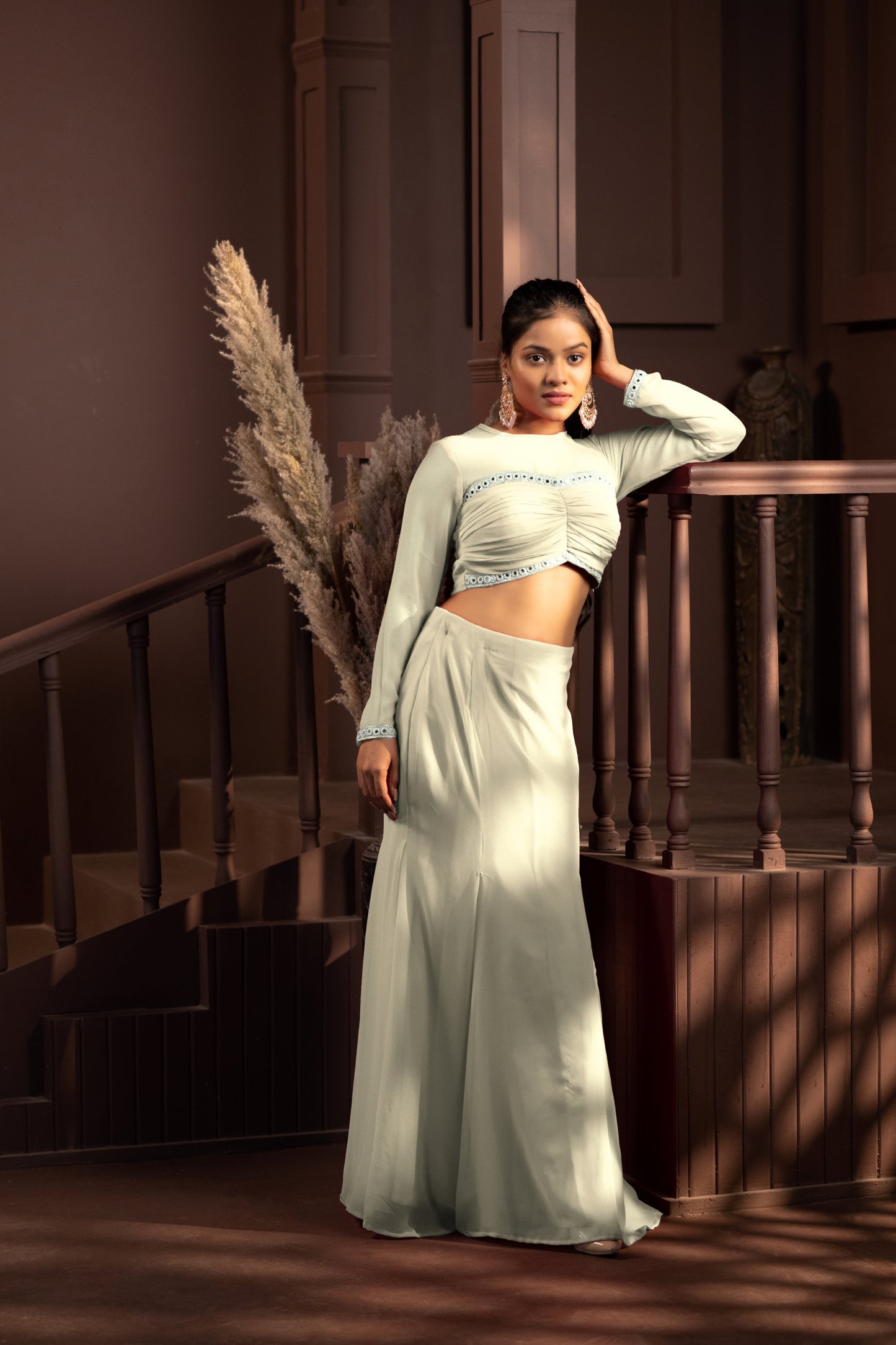 Radiant Fish Cut Lehenga