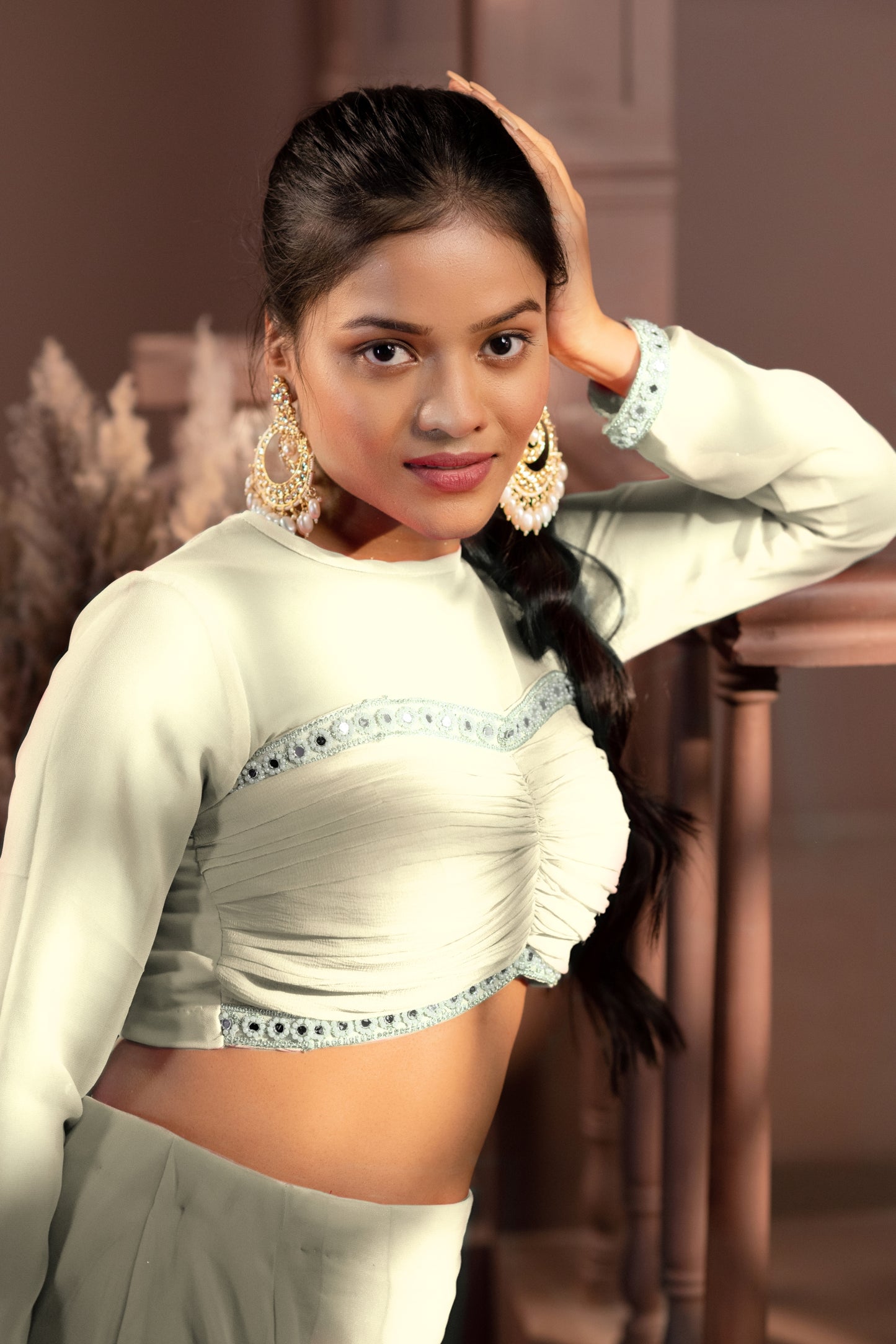 Radiant Fish Cut Lehenga
