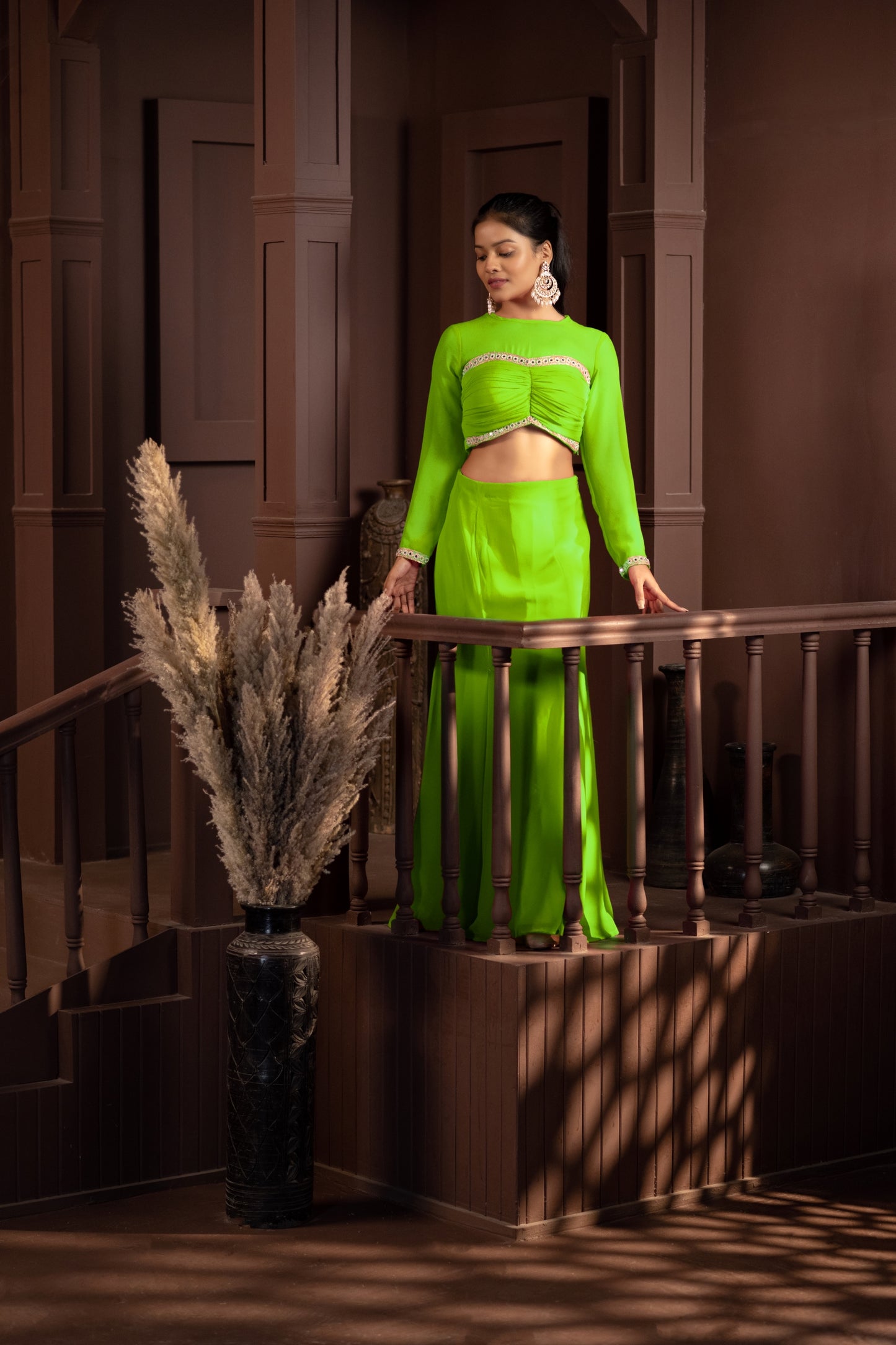 Radiant Fish Cut Lehenga