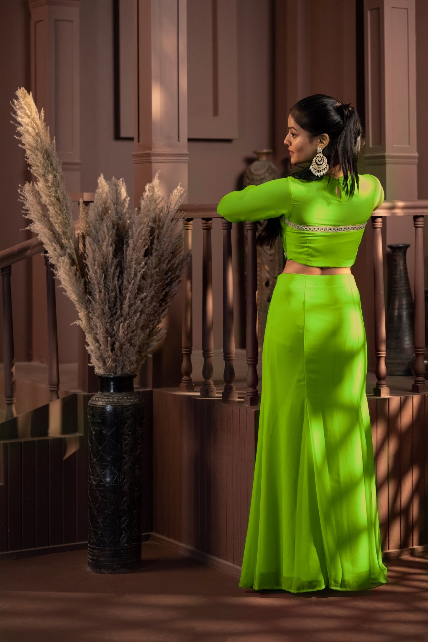 Radiant Fish Cut Lehenga