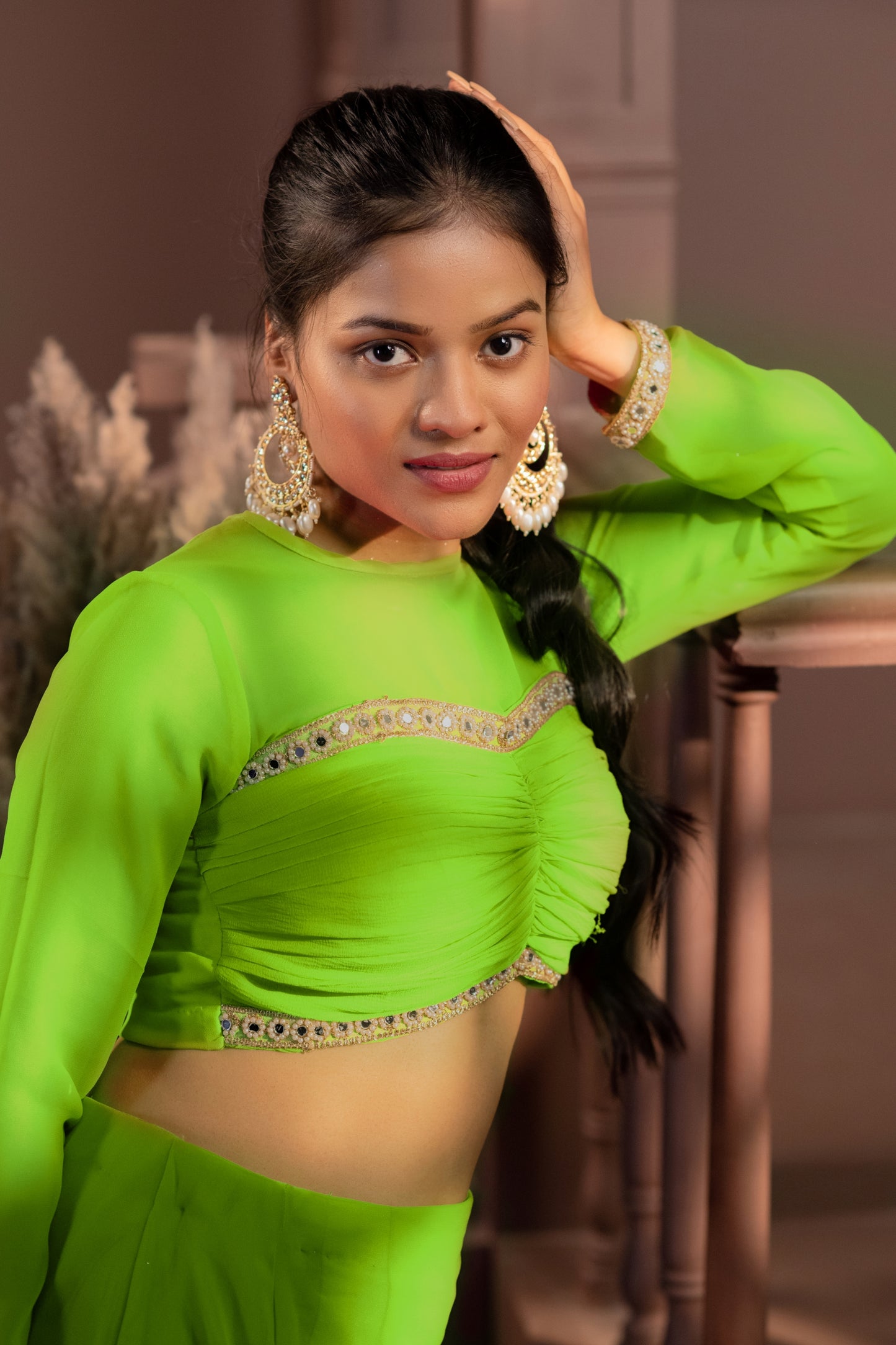 Radiant Fish Cut Lehenga