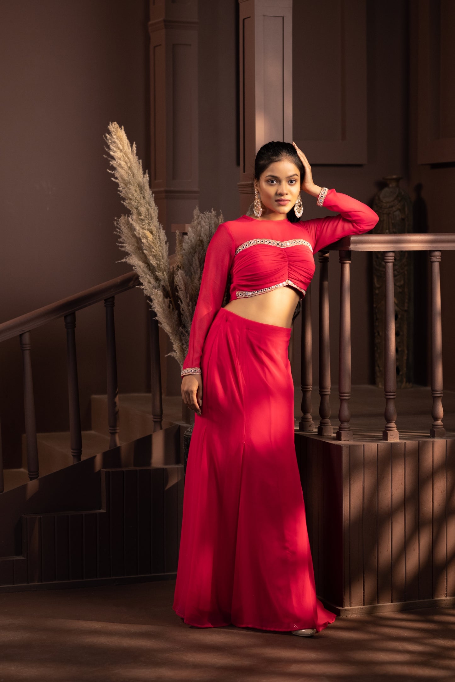 Radiant Fish Cut Lehenga