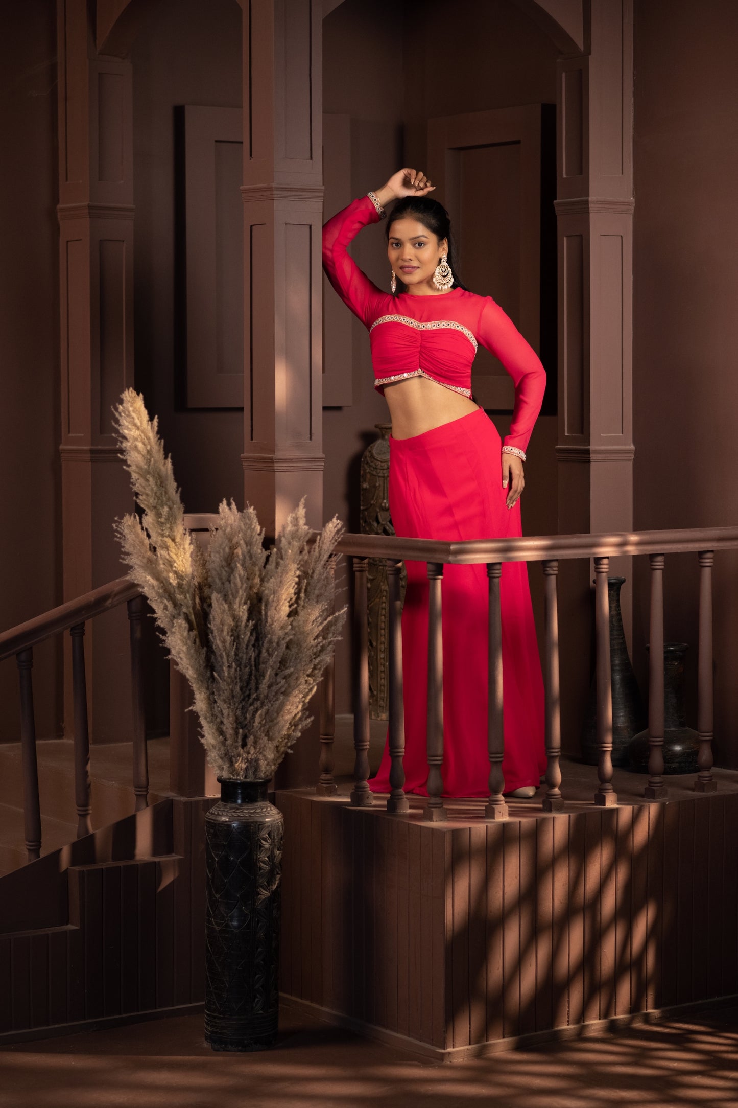 Radiant Fish Cut Lehenga