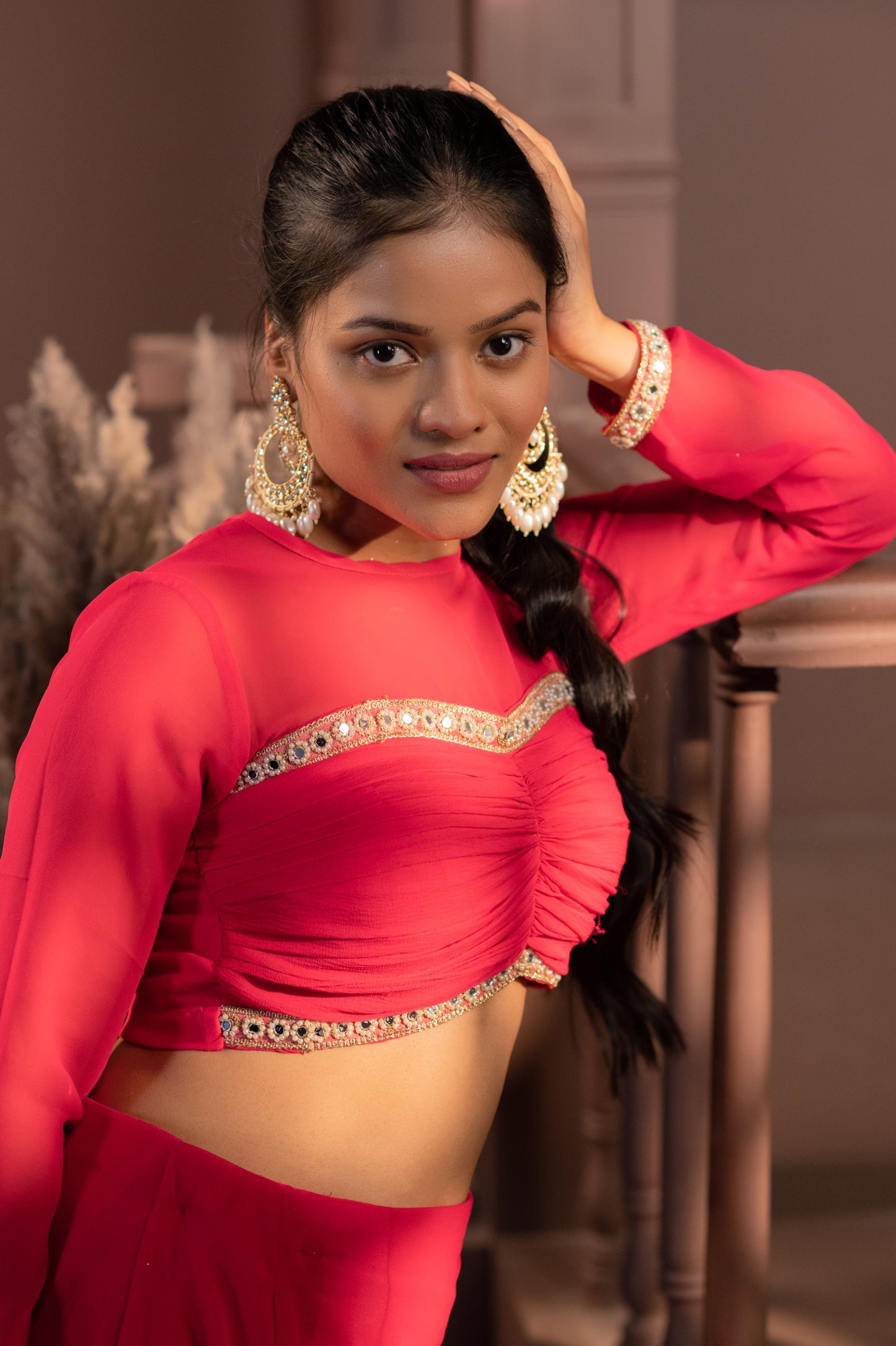 Radiant Fish Cut Lehenga