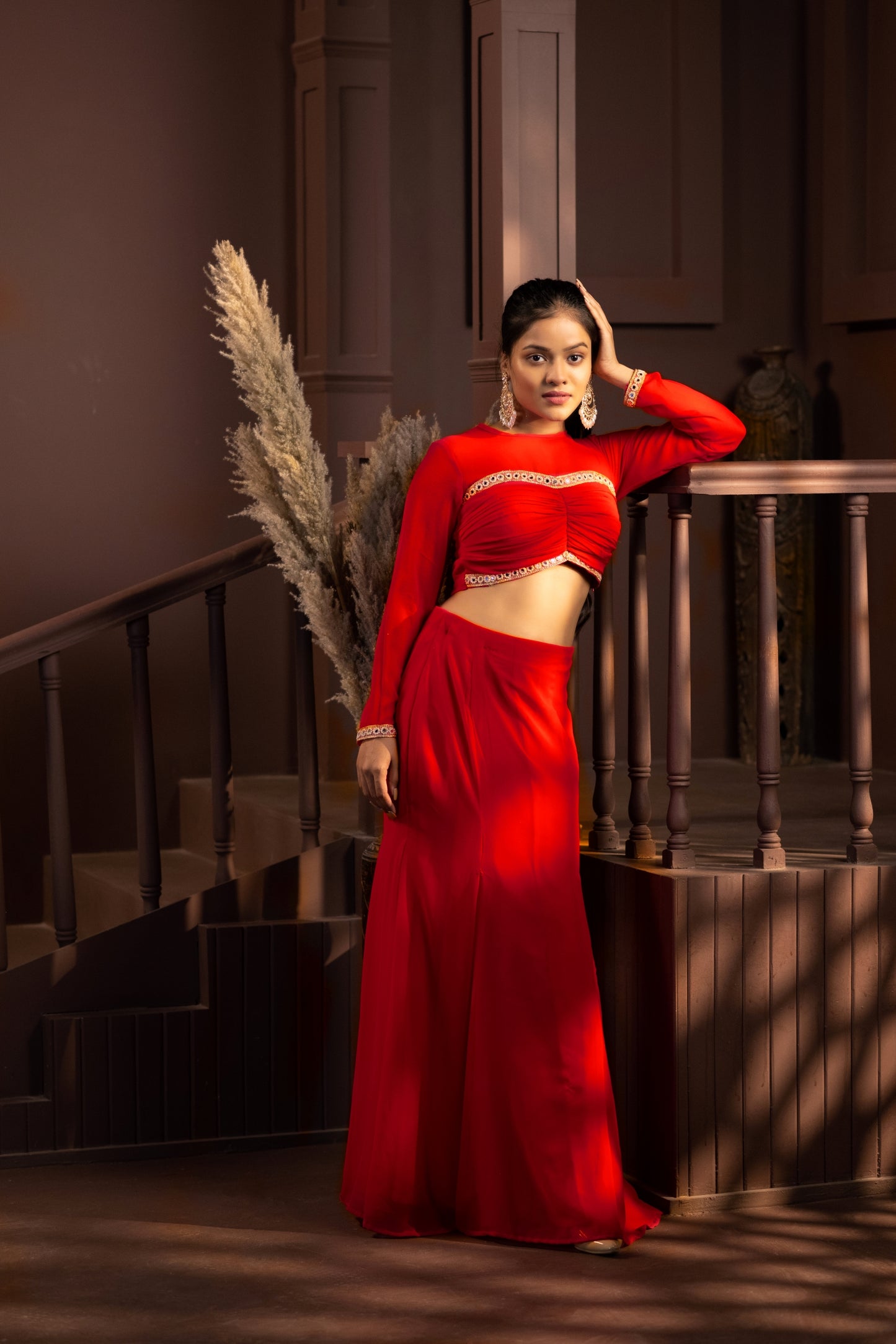 Radiant Fish Cut Lehenga