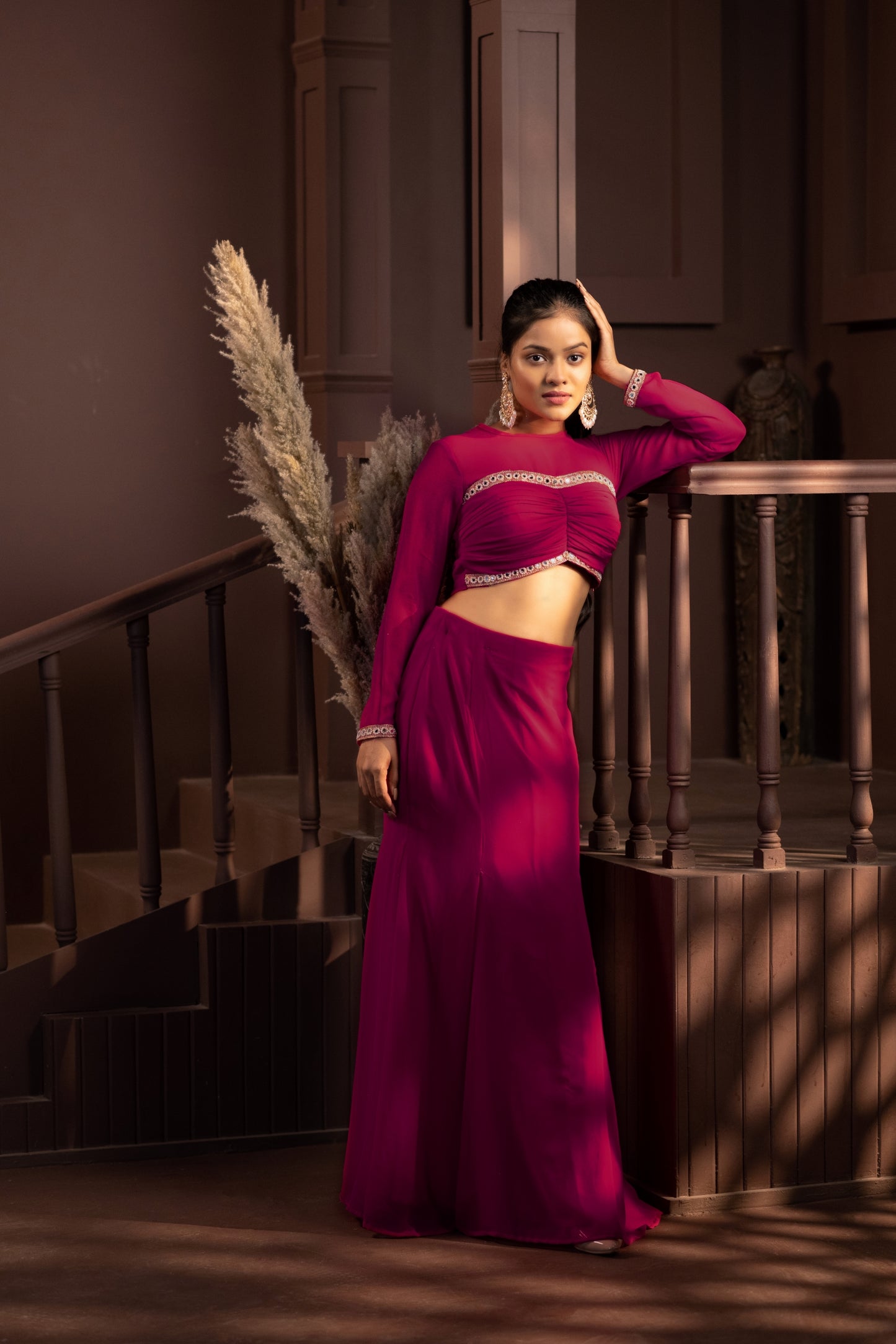 Radiant Fish Cut Lehenga