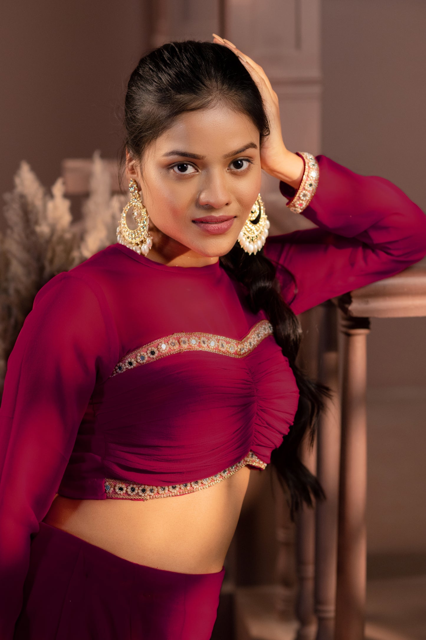 Radiant Fish Cut Lehenga